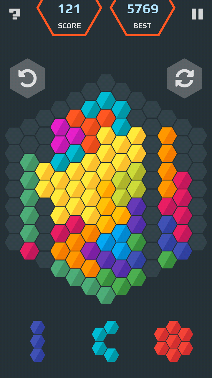 اسکرین شات 3 بازی HexaMania Puzzle