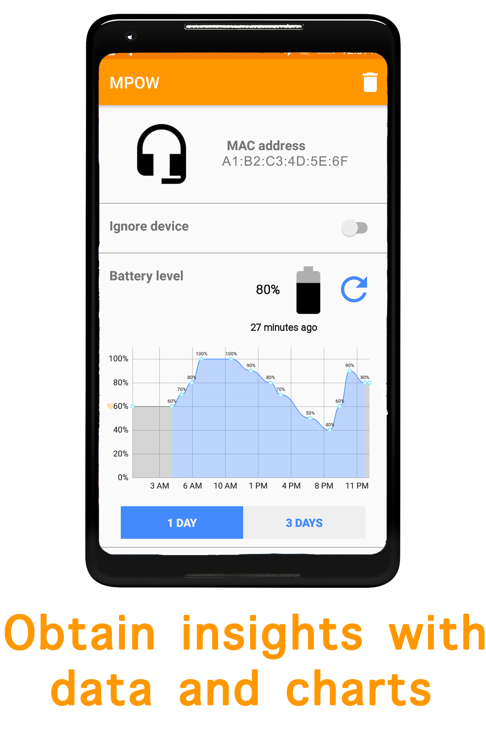 اسکرین شات 4 برنامه BlueBatt - Bluetooth Battery Reader