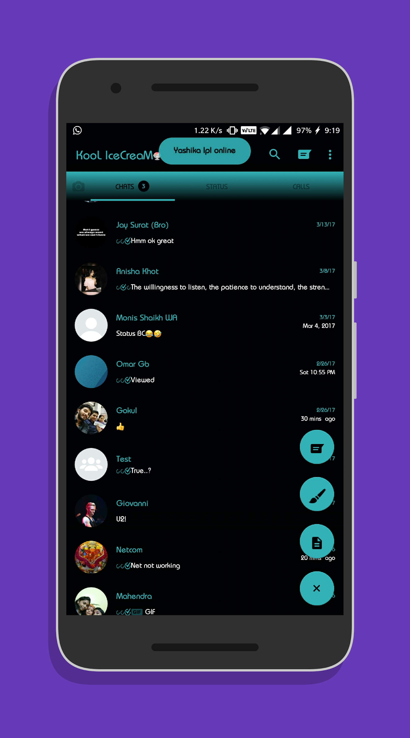 اسکرین شات 4 برنامه OsmThemes - Themes & Wallpaper