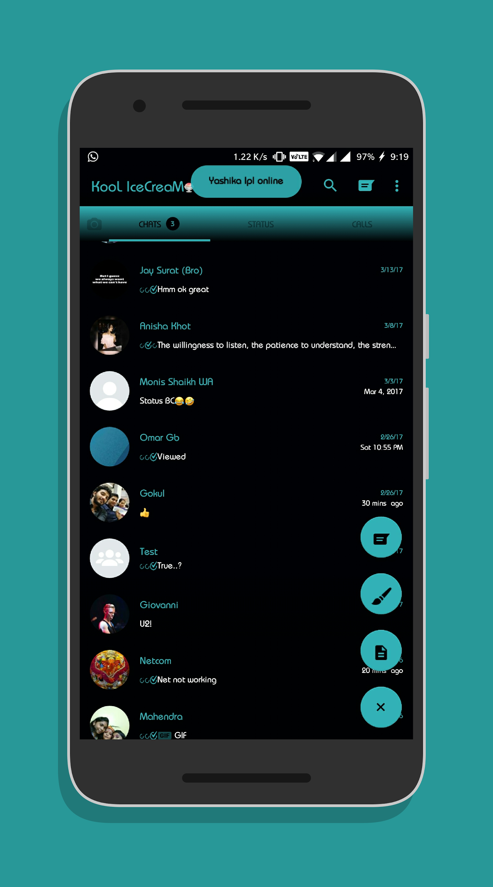 اسکرین شات 3 برنامه OsmThemes - Themes & Wallpaper