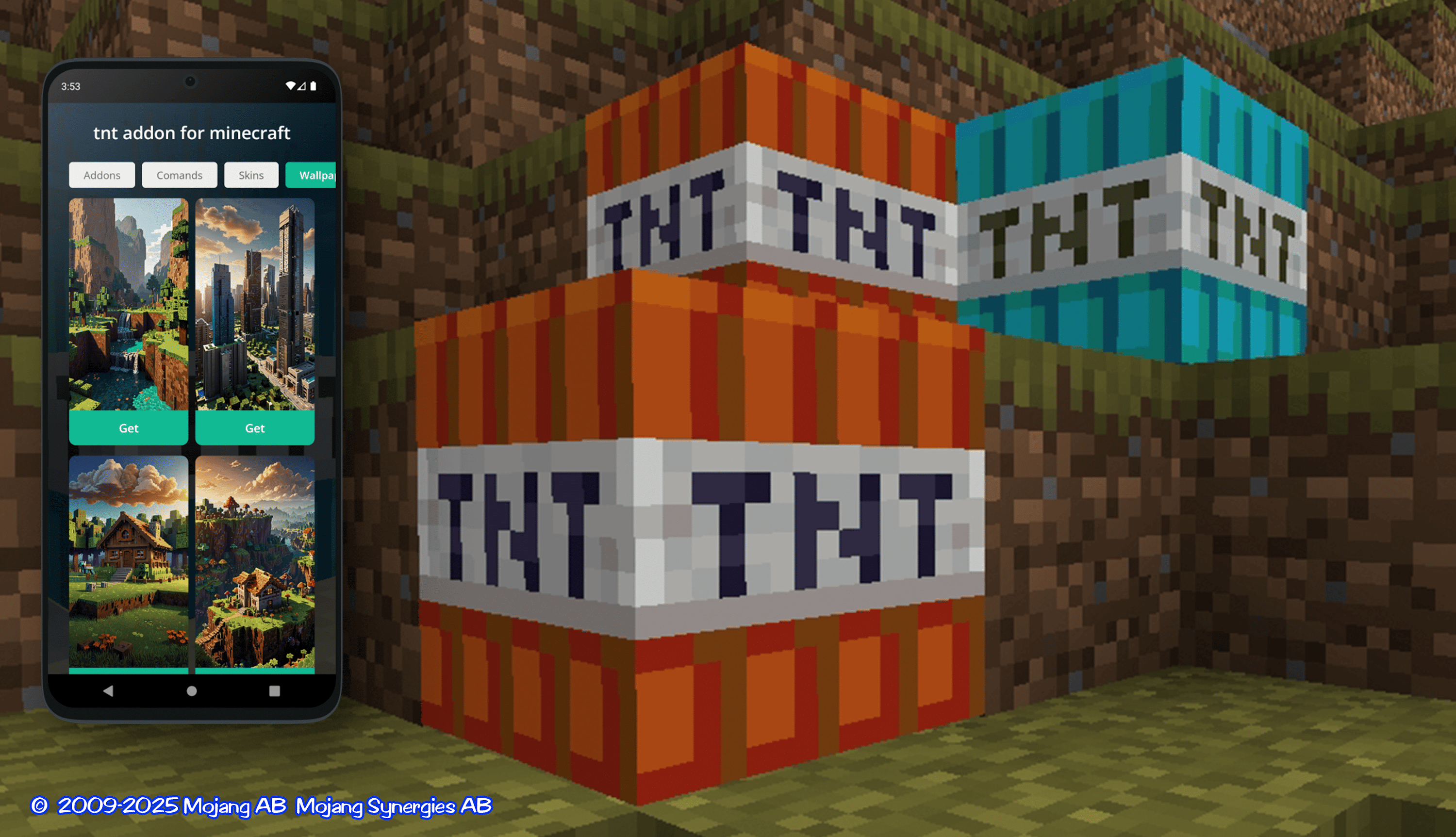 اسکرین شات 4 برنامه tnt addon for minecraft