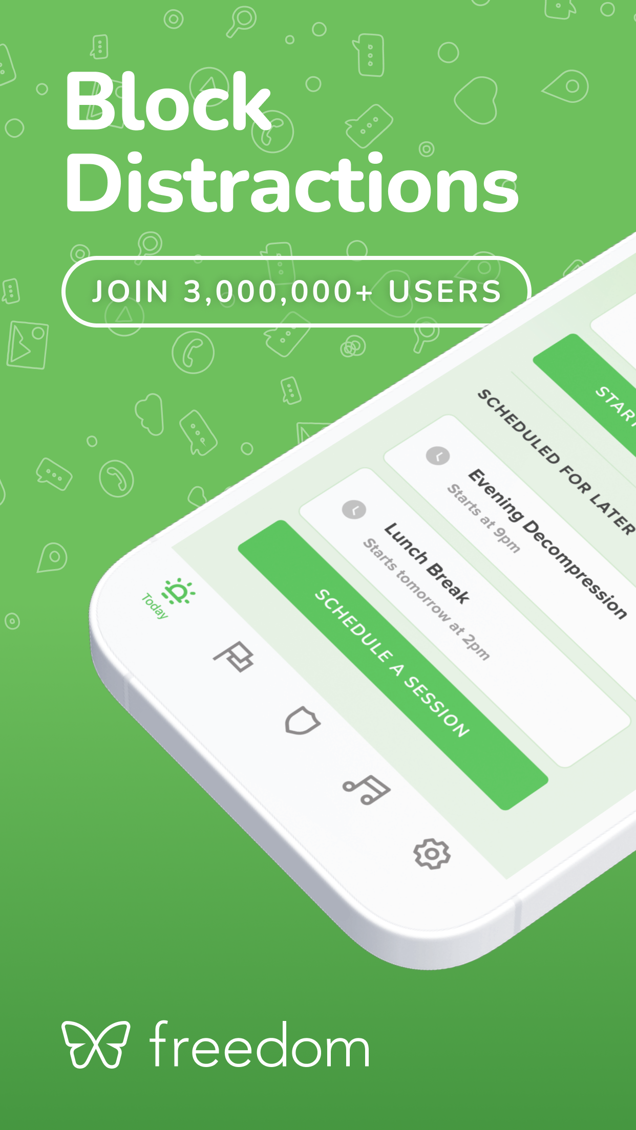 اسکرین شات 1 برنامه Freedom: App & Website Blocker