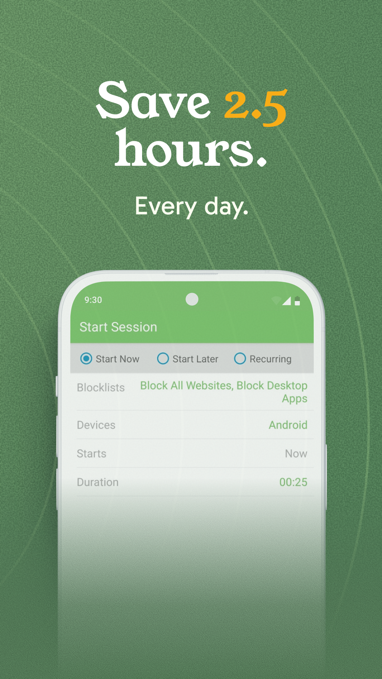 اسکرین شات 2 برنامه Freedom: App & Website Blocker