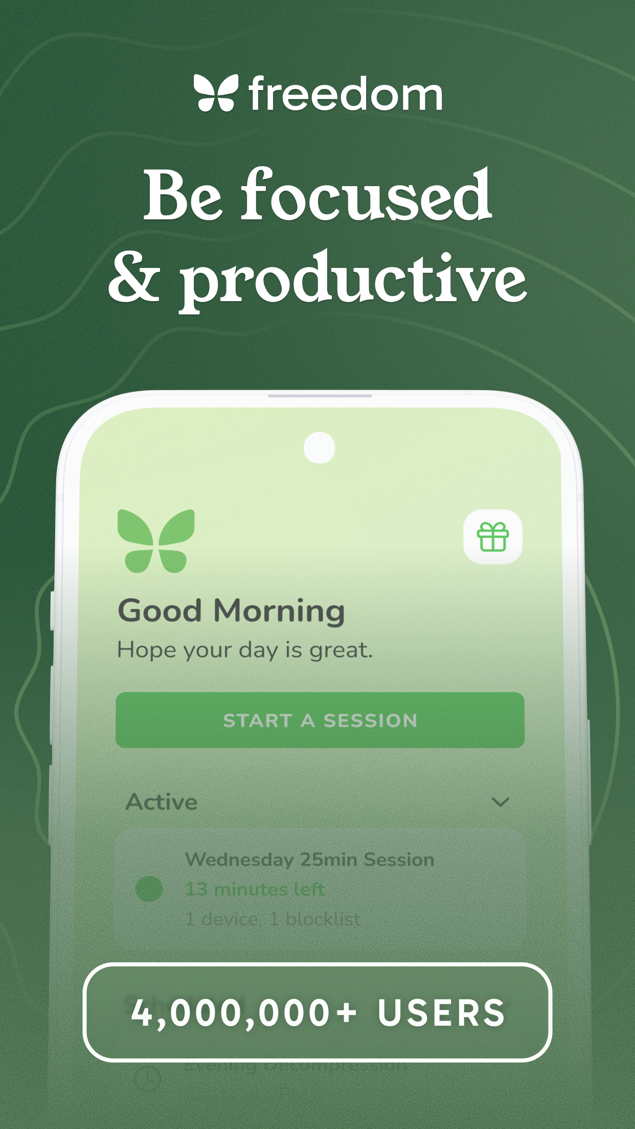 اسکرین شات 1 برنامه Freedom: App & Website Blocker