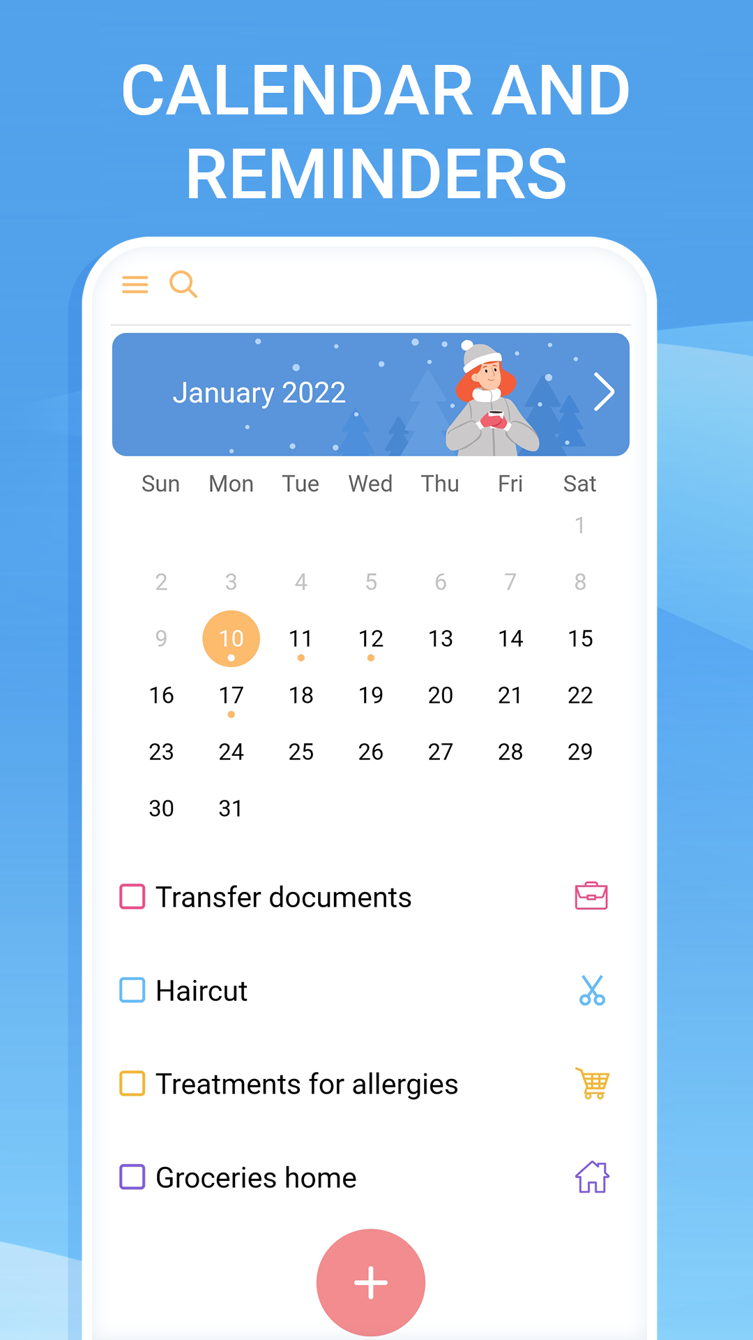 اسکرین شات 2 برنامه To-do list - tasks planner