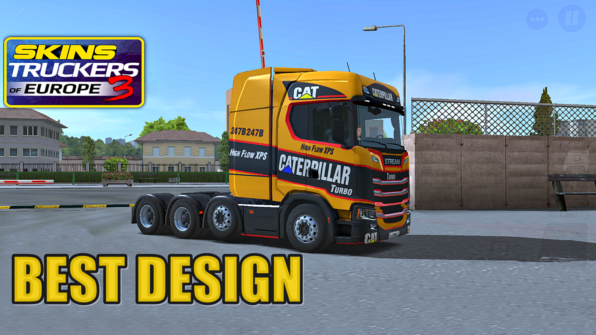 اسکرین شات 2 برنامه Skins Truckers of europe 3