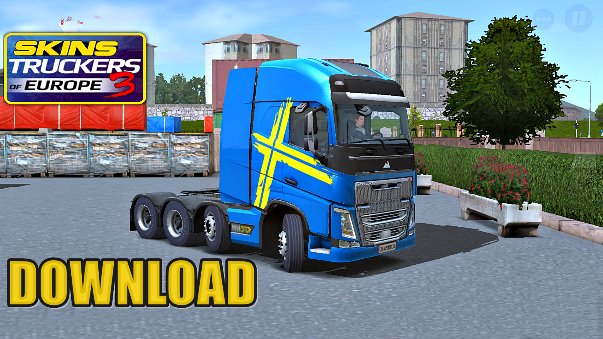 اسکرین شات 5 برنامه Skins Truckers of europe 3