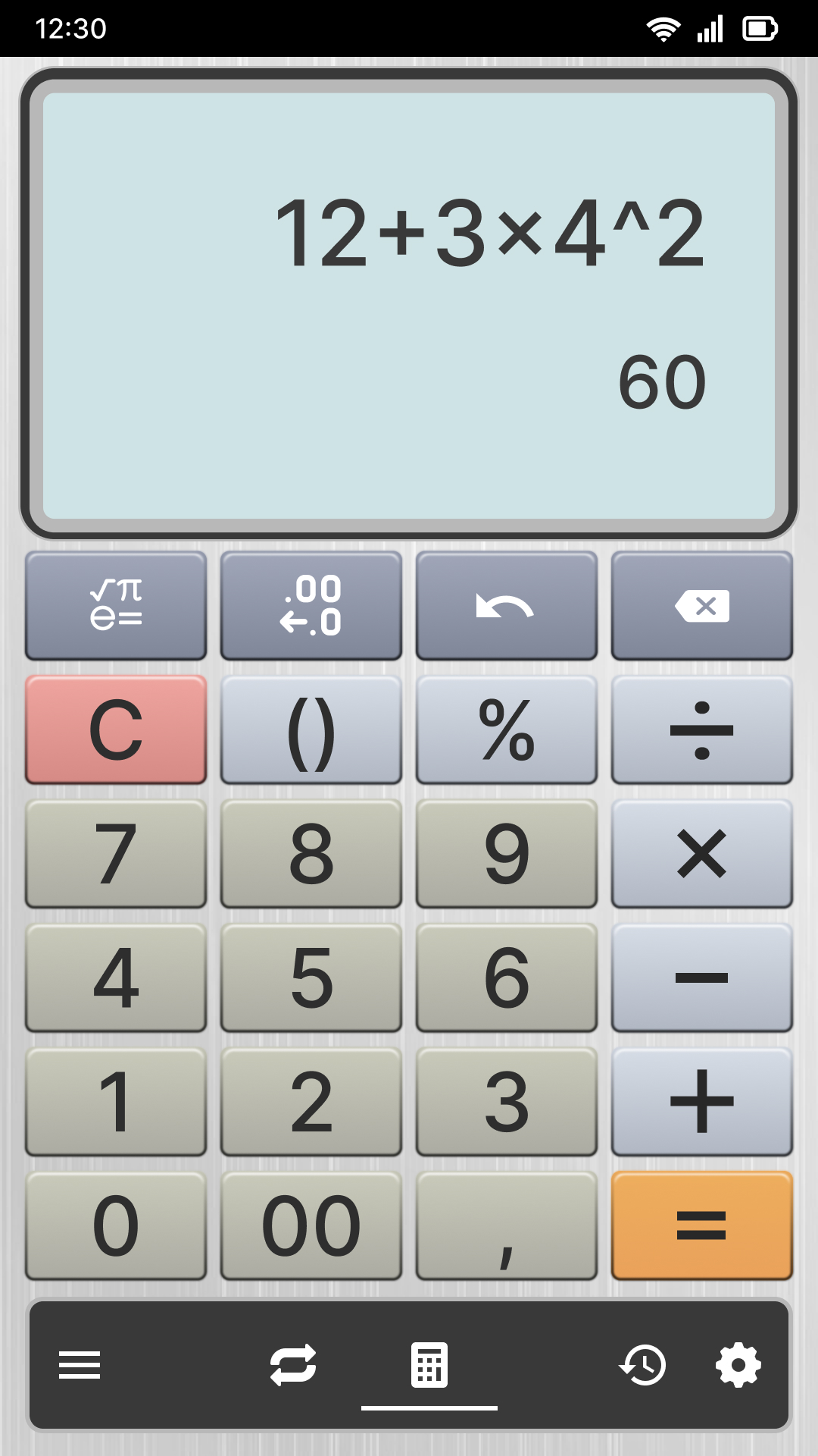 اسکرین شات 1 برنامه Calculer - Calculator