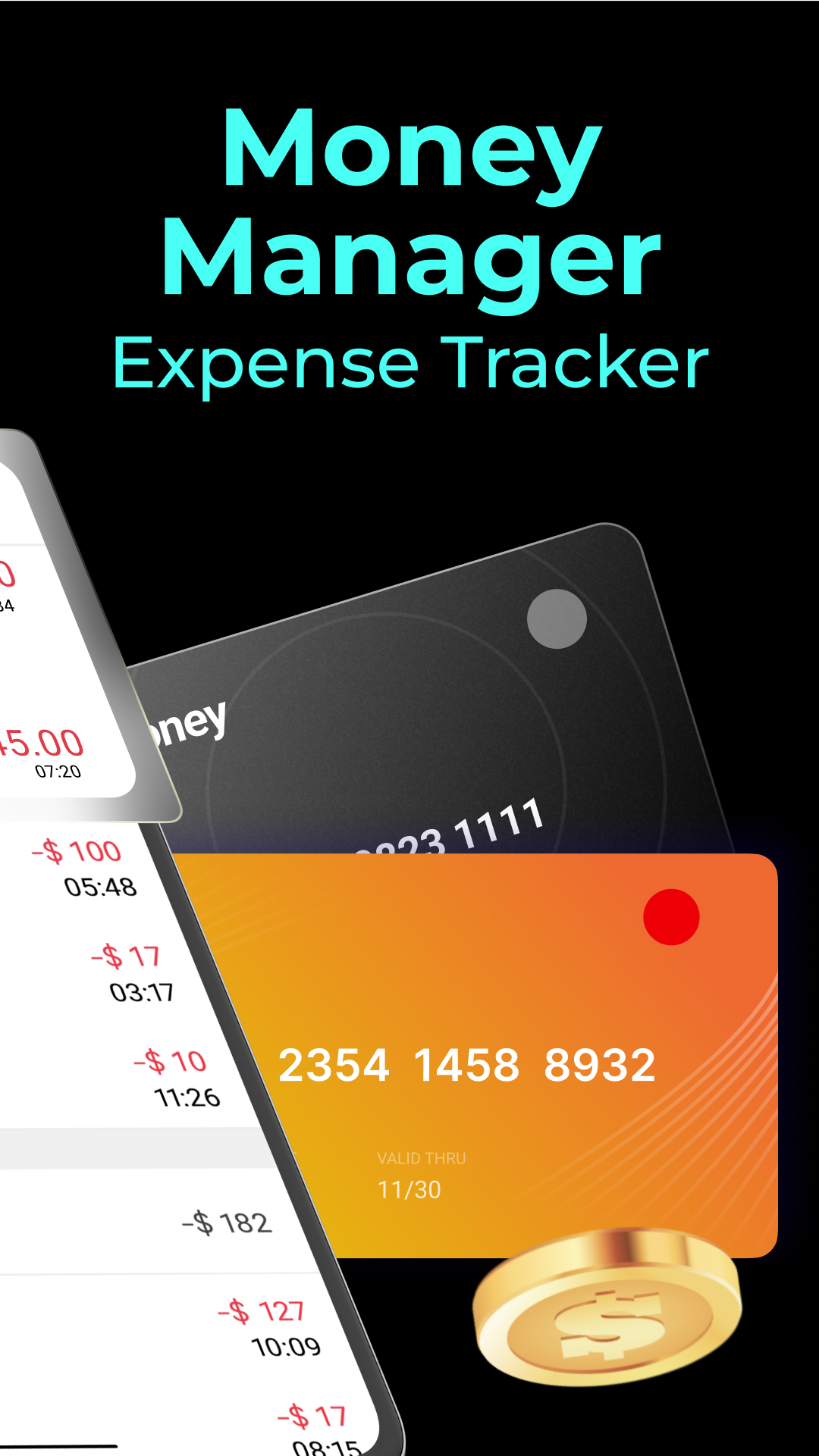 اسکرین شات 2 برنامه Money Manager: Expense Tracker