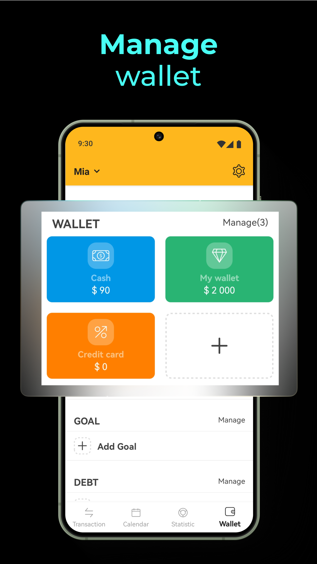 اسکرین شات 5 برنامه Money Manager: Expense Tracker