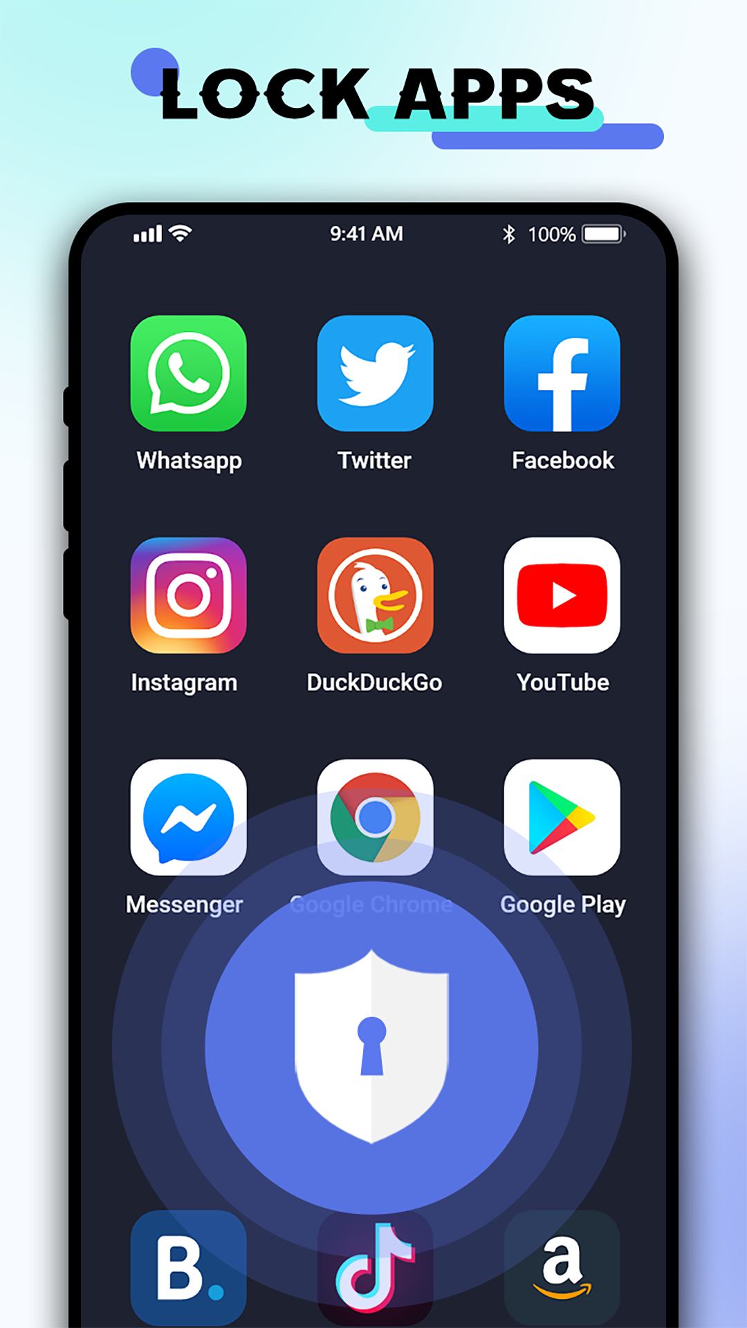 اسکرین شات 3 برنامه App Lock: Lock App,Fingerprint