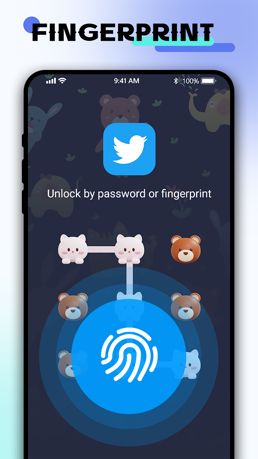 اسکرین شات 5 برنامه App Lock: Lock App,Fingerprint