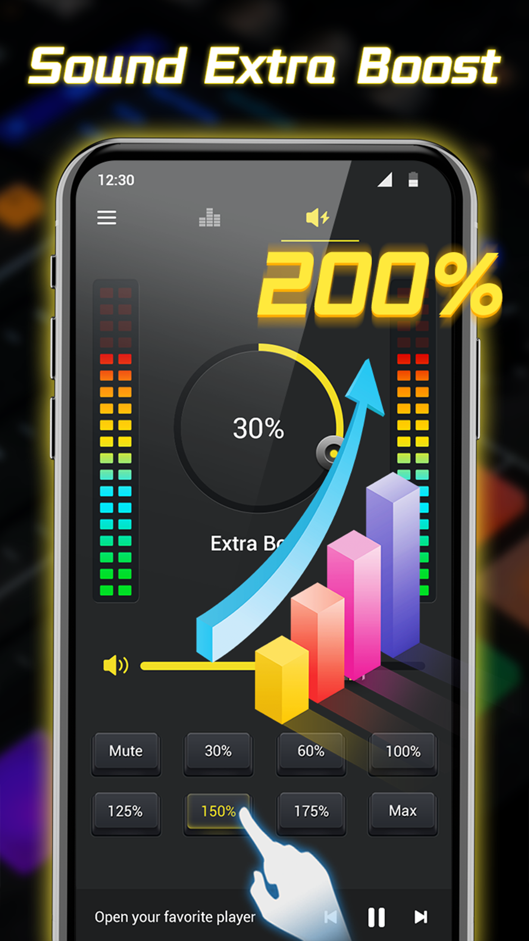 اسکرین شات 3 برنامه Equalizer- Bass Booster&Volume