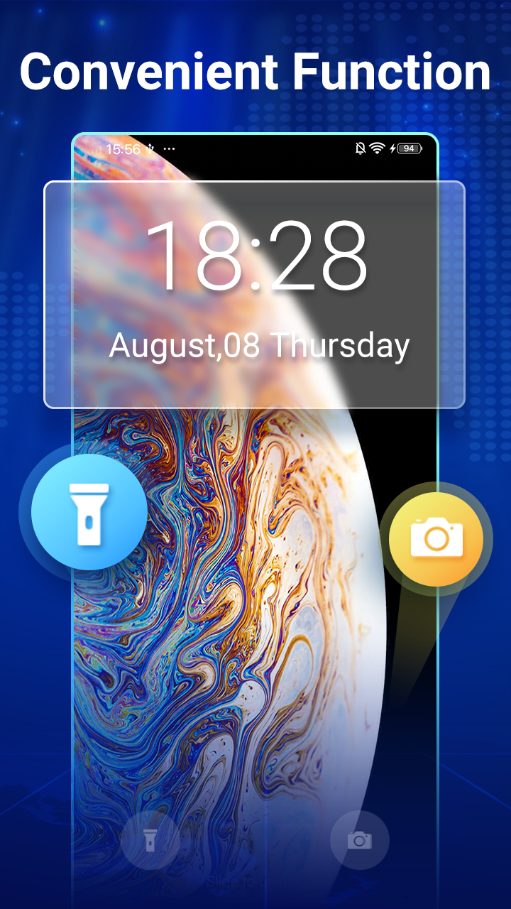 اسکرین شات 7 برنامه Keypad Lock - Phone Secure