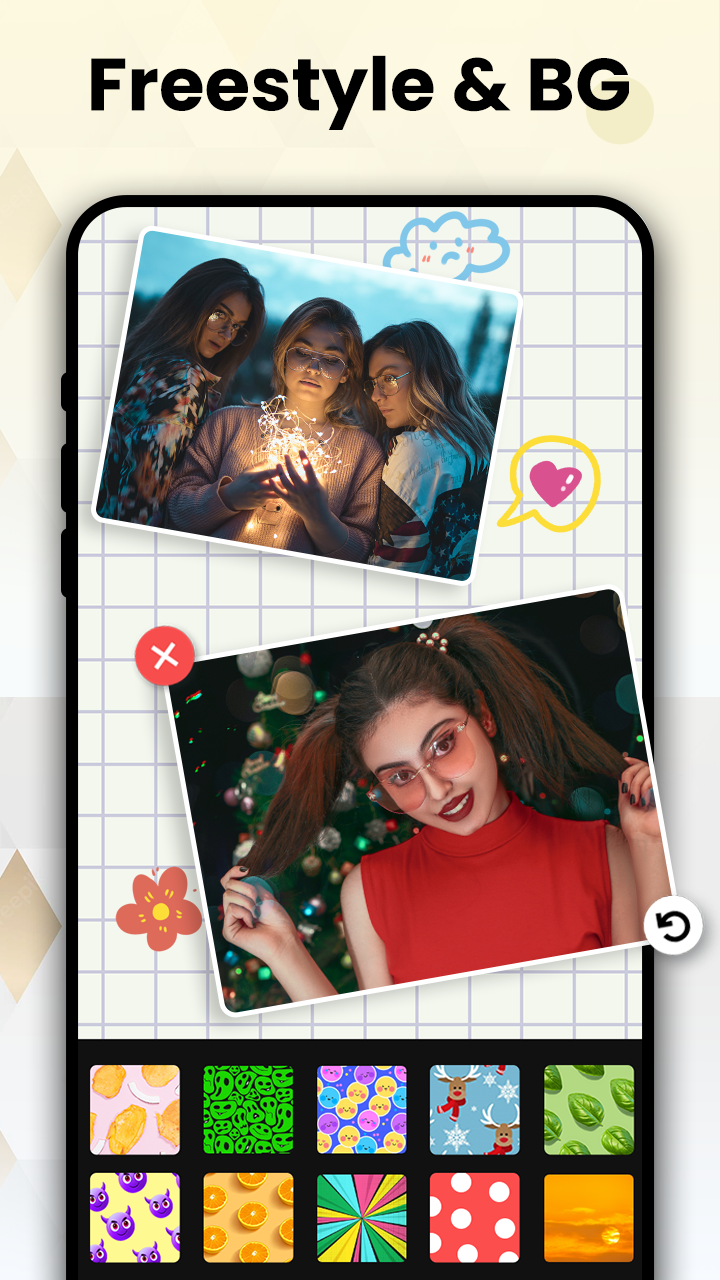 اسکرین شات 8 برنامه Photo Collage Maker - Pic Grid