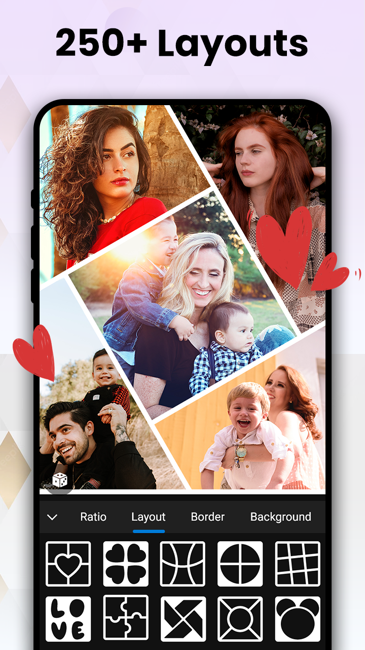 اسکرین شات 4 برنامه Photo Collage Maker - Pic Grid