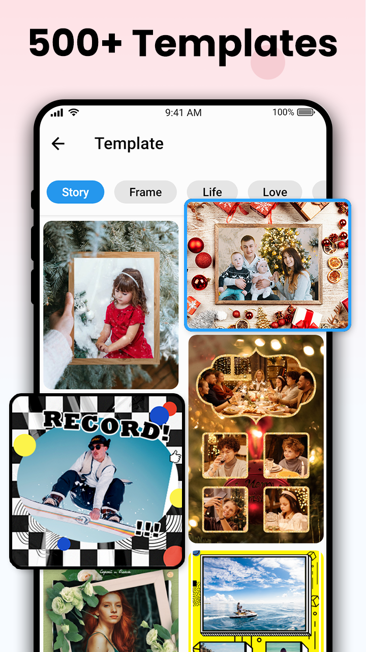 اسکرین شات 3 برنامه Photo Collage Maker - Pic Grid