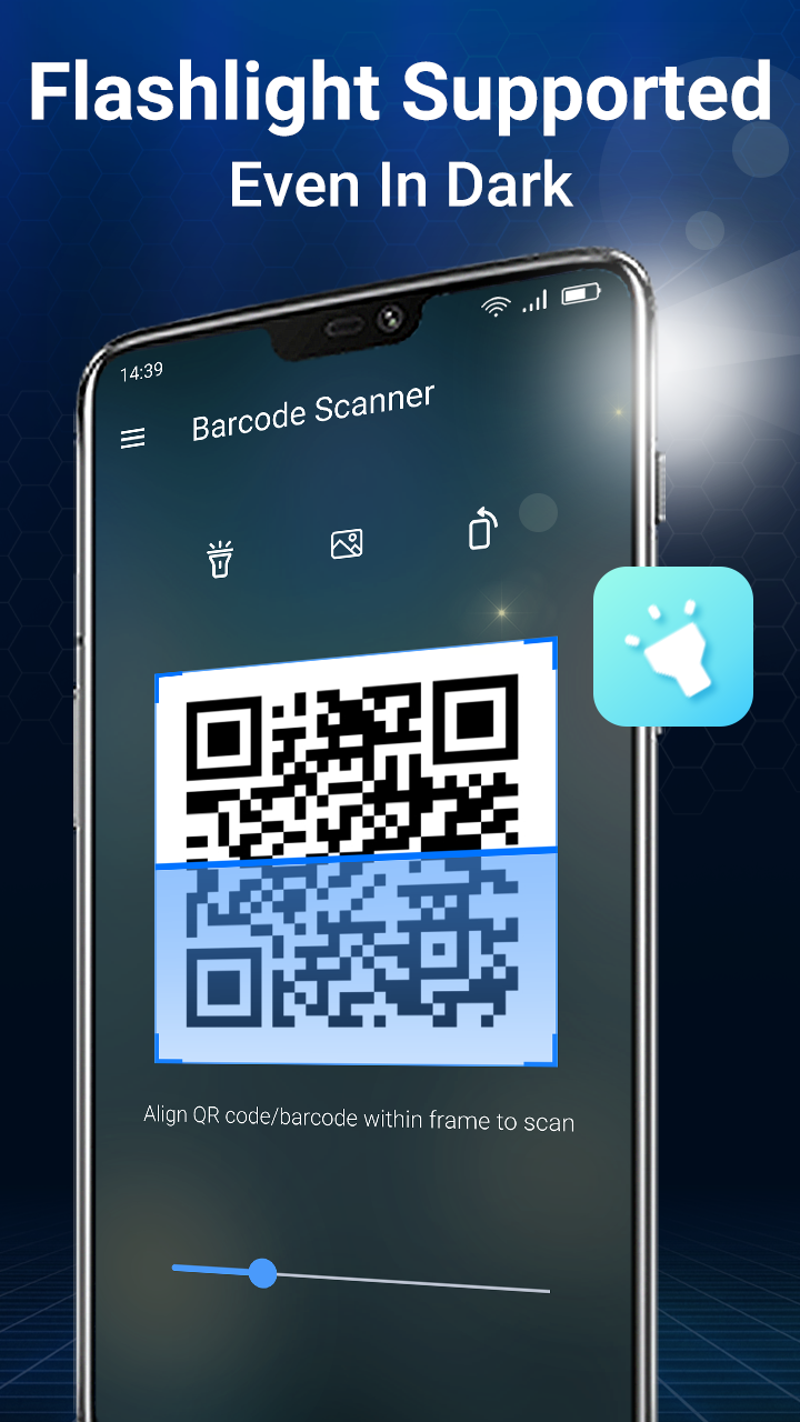 اسکرین شات 4 برنامه اسکنر بارکد کد QR& اسکنر بارکد