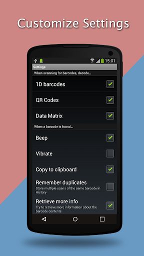 اسکرین شات 4 برنامه QR Code Scan & Barcode Scanner
