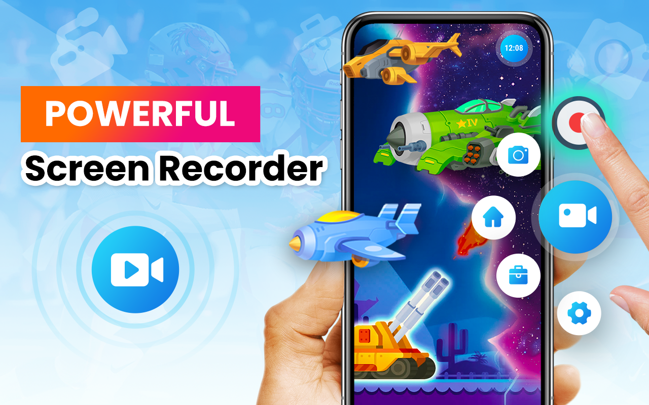 اسکرین شات 1 برنامه Screen Recorder:Video Recorder