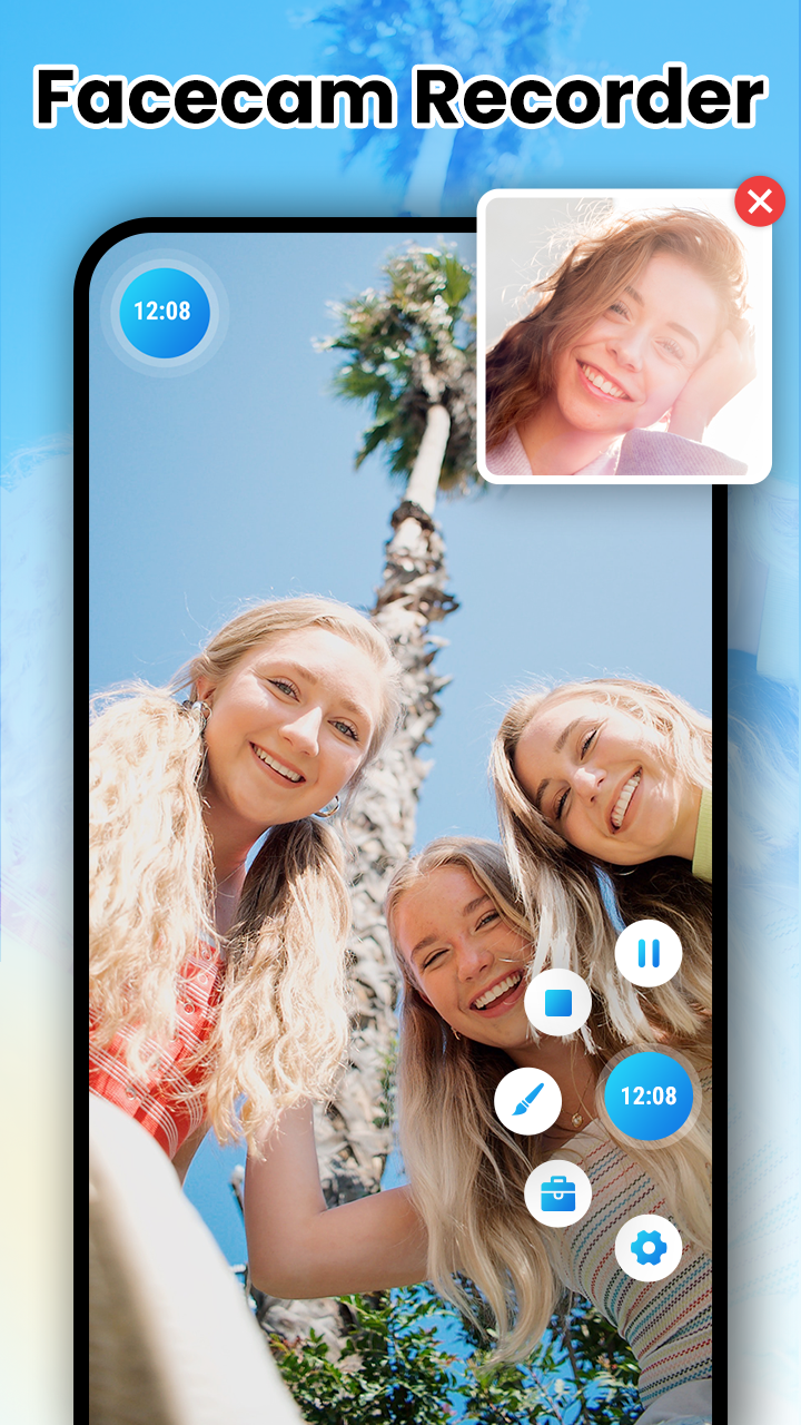 اسکرین شات 2 برنامه Screen Recorder:Video Recorder