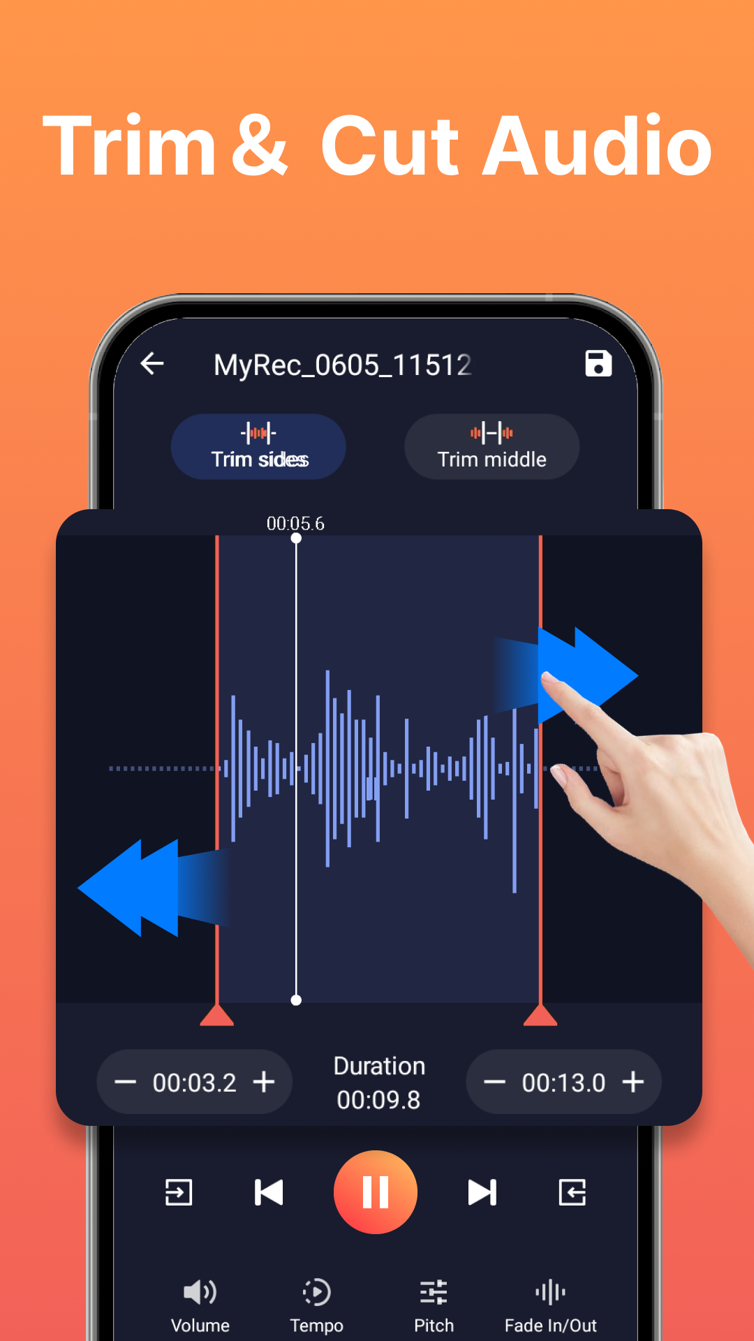 اسکرین شات 4 برنامه Voice Recorder Pro
