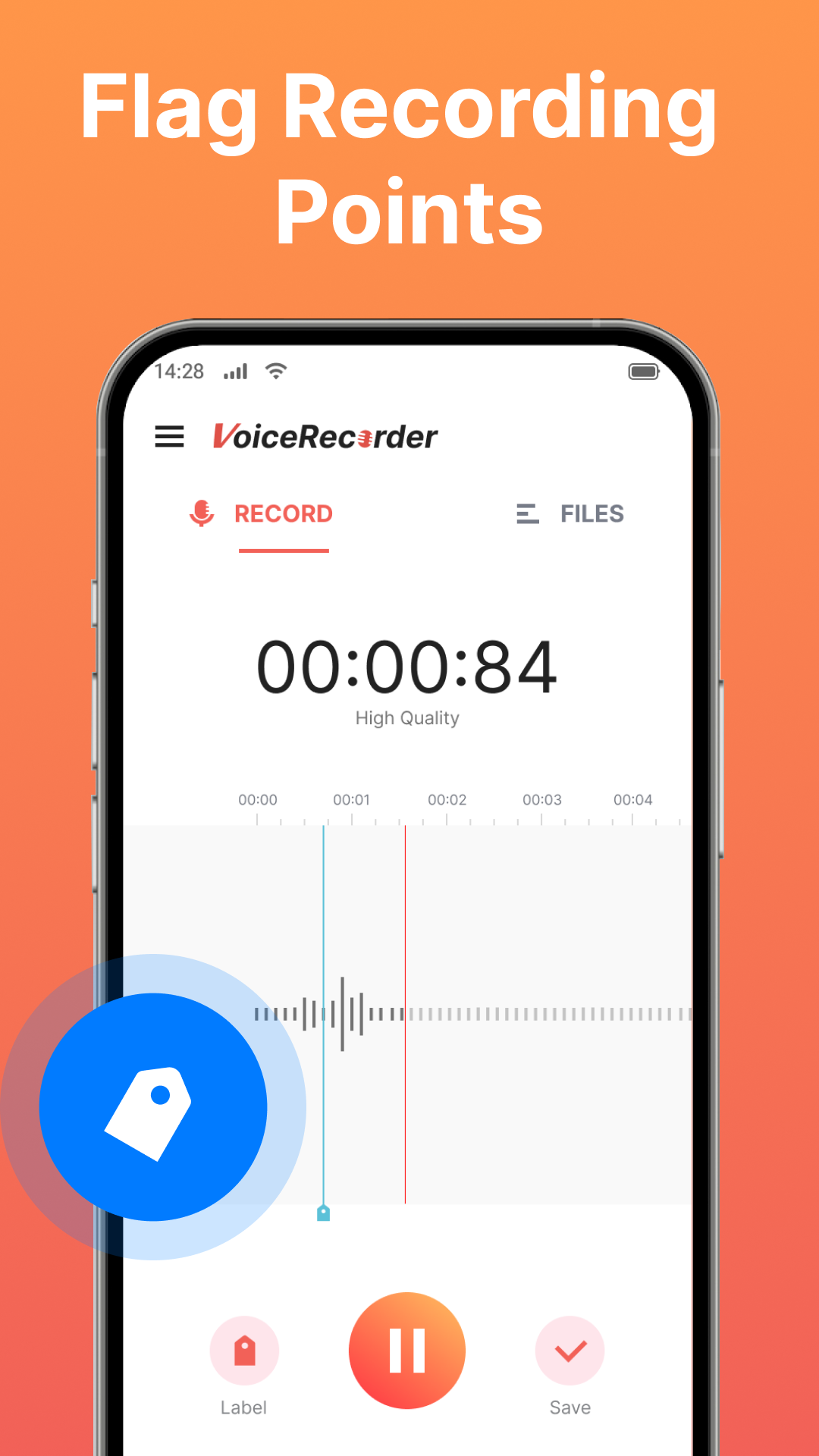 اسکرین شات 3 برنامه Voice Recorder Pro