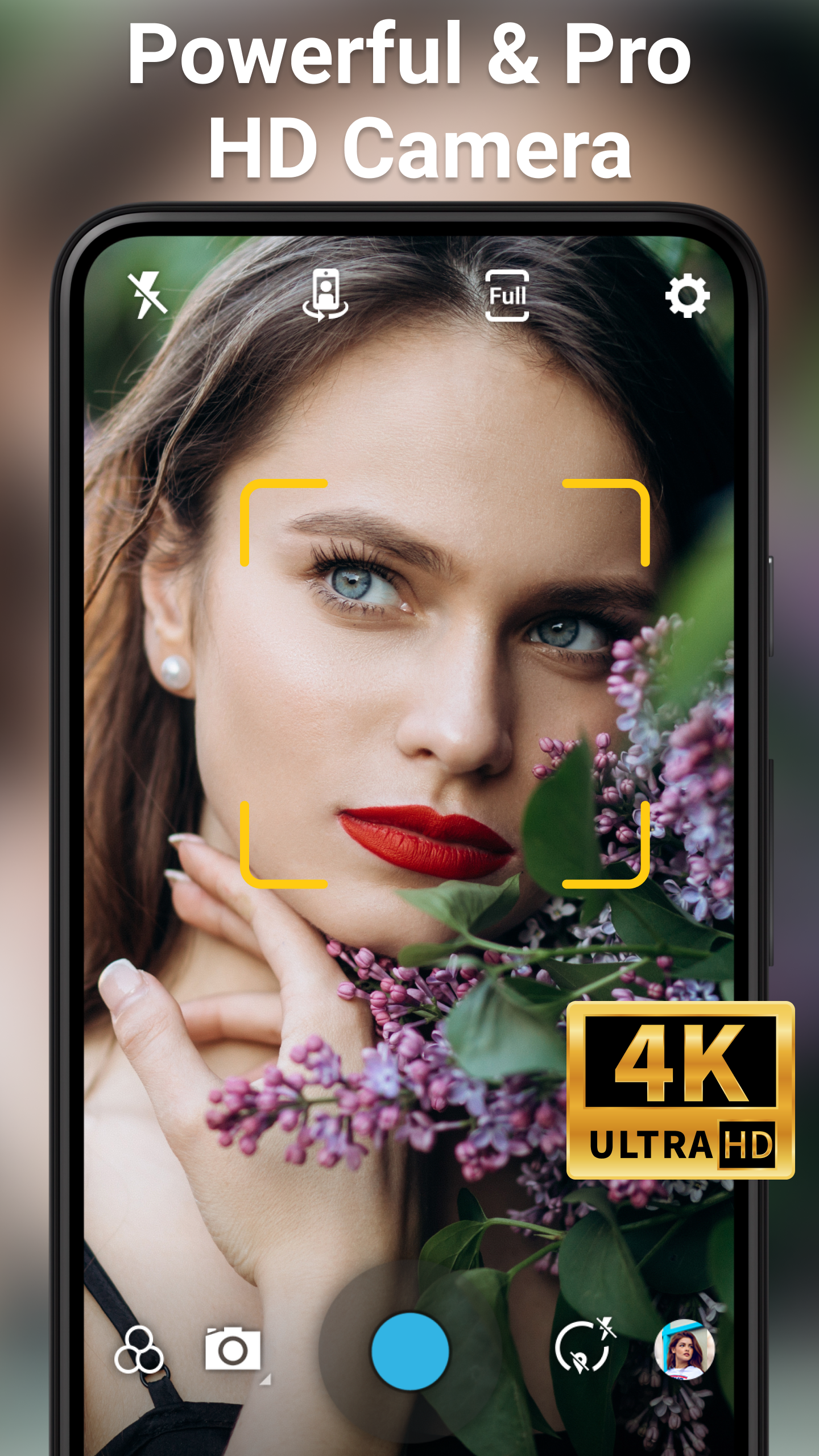 اسکرین شات 2 برنامه HD Camera