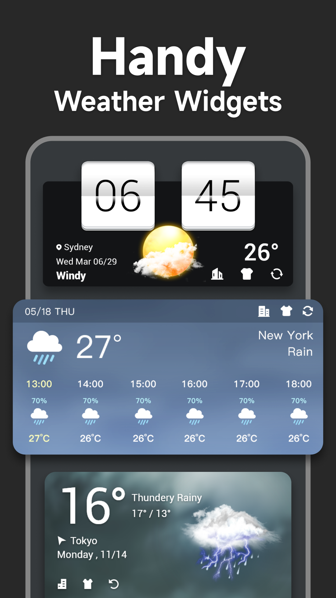 اسکرین شات 5 برنامه Local Weather Forecast