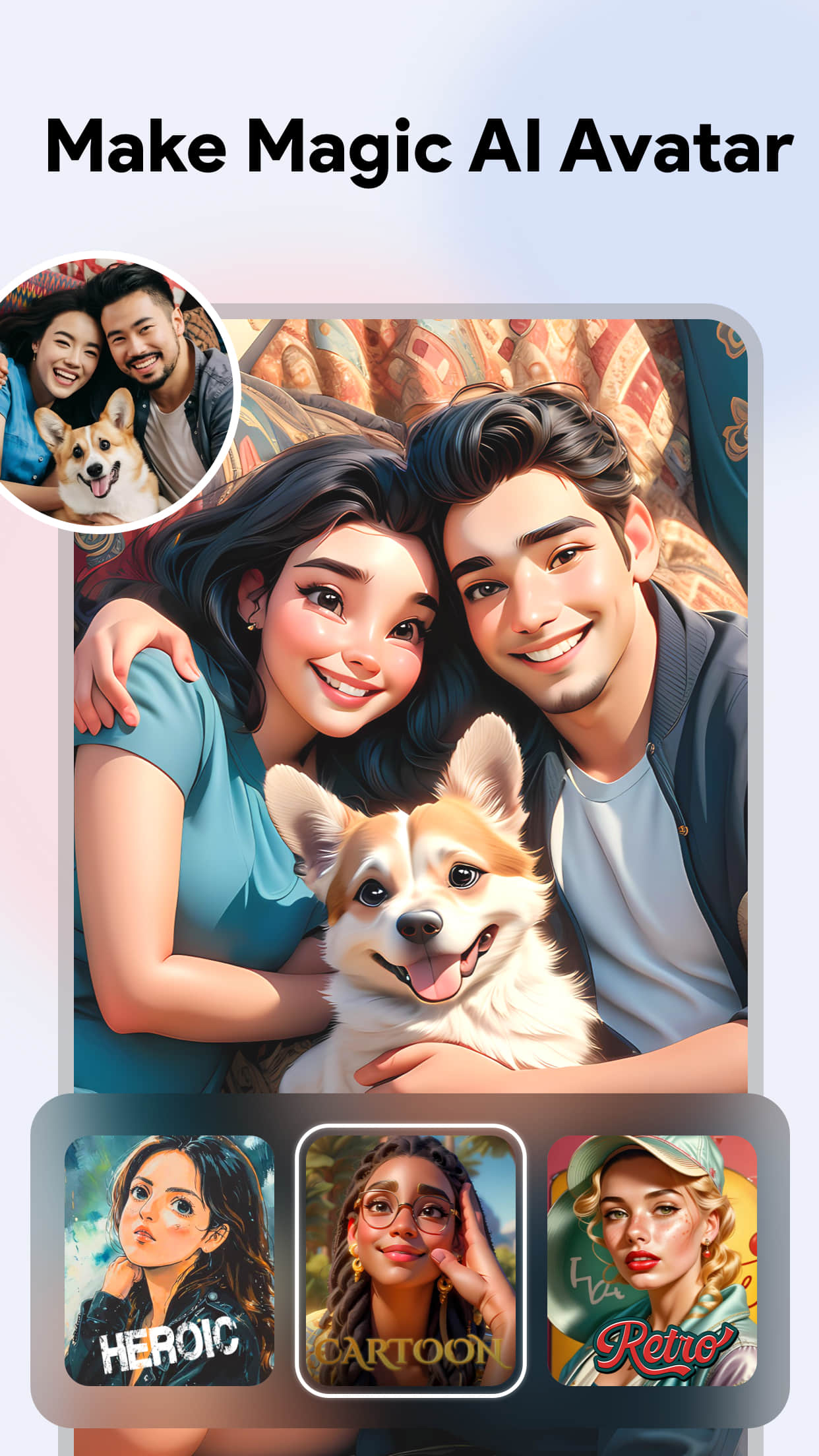 اسکرین شات 3 برنامه ToonTap: Anime, AI cartoon