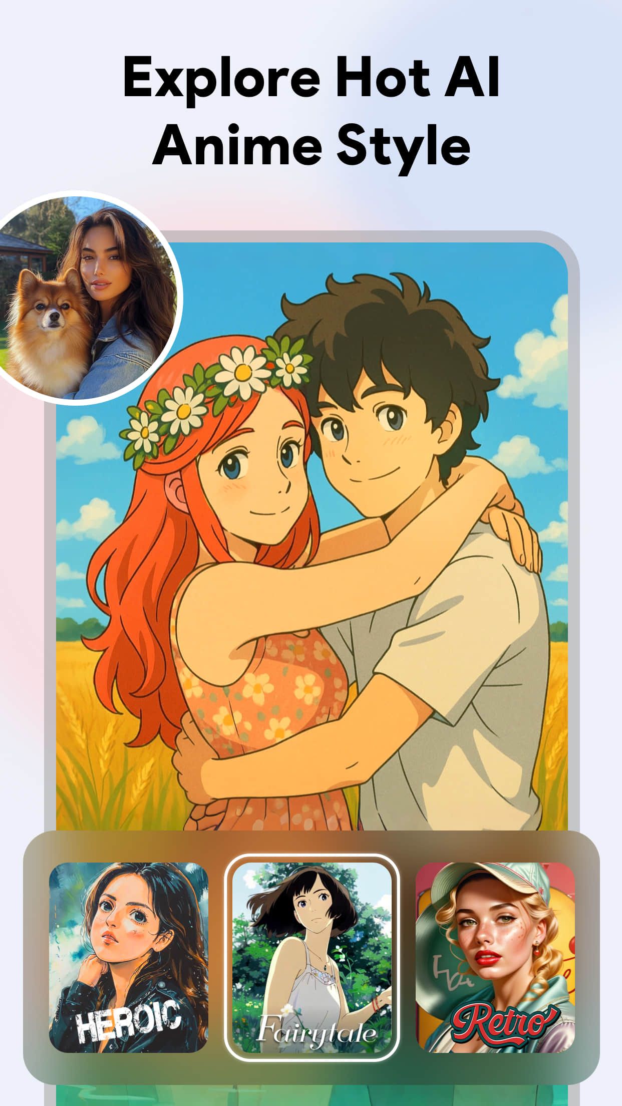 اسکرین شات 2 برنامه ToonTap: Anime, AI cartoon