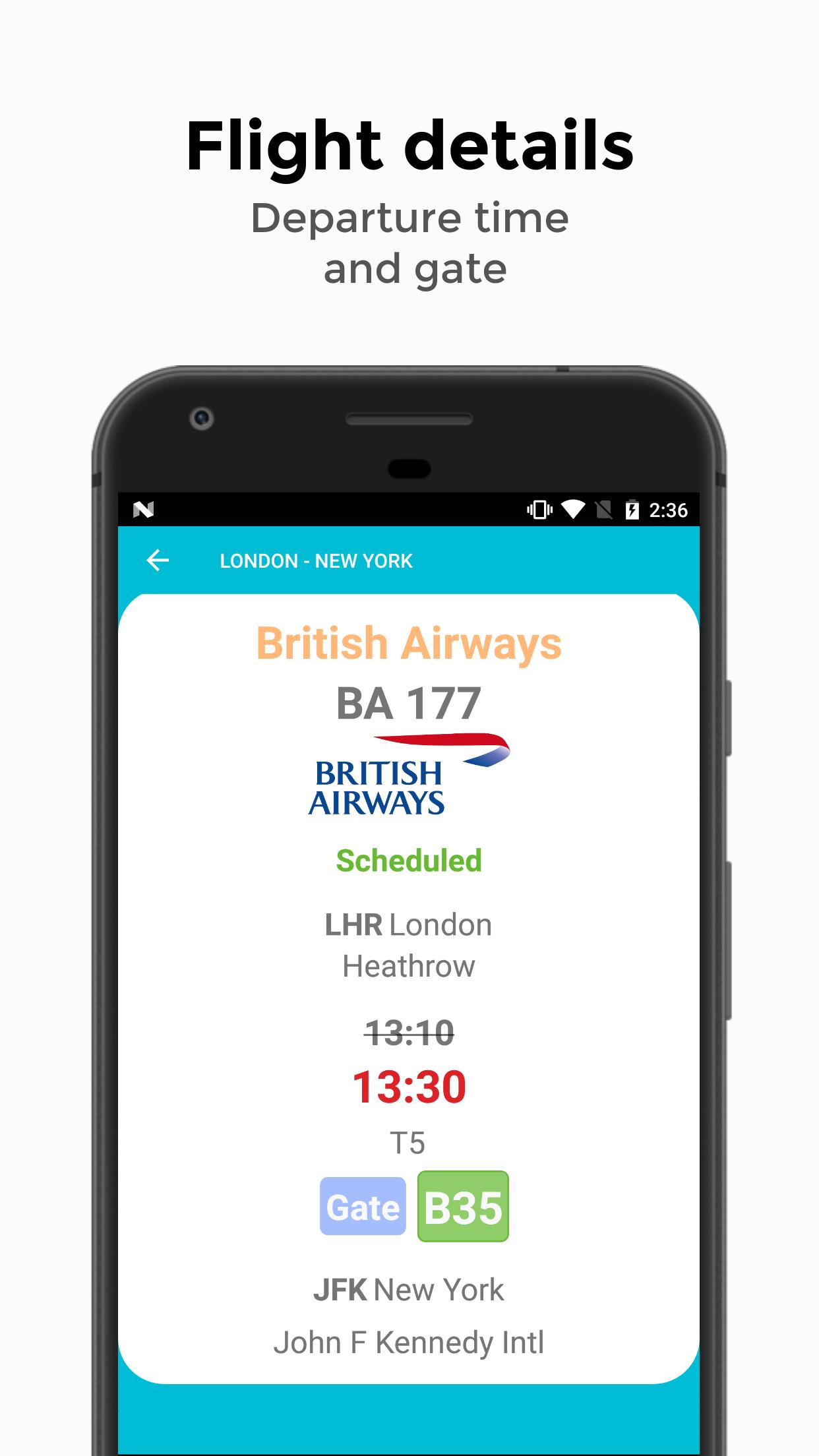 اسکرین شات 3 برنامه Flight Board