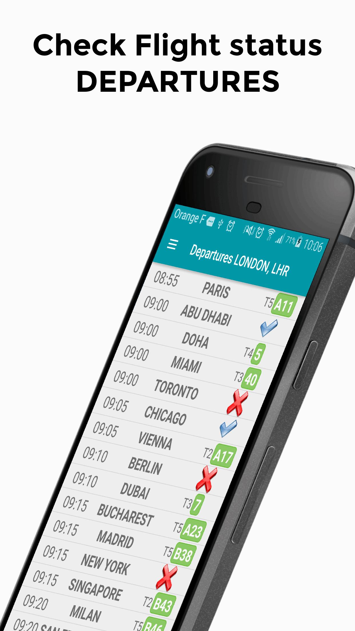 اسکرین شات 1 برنامه Flight Board