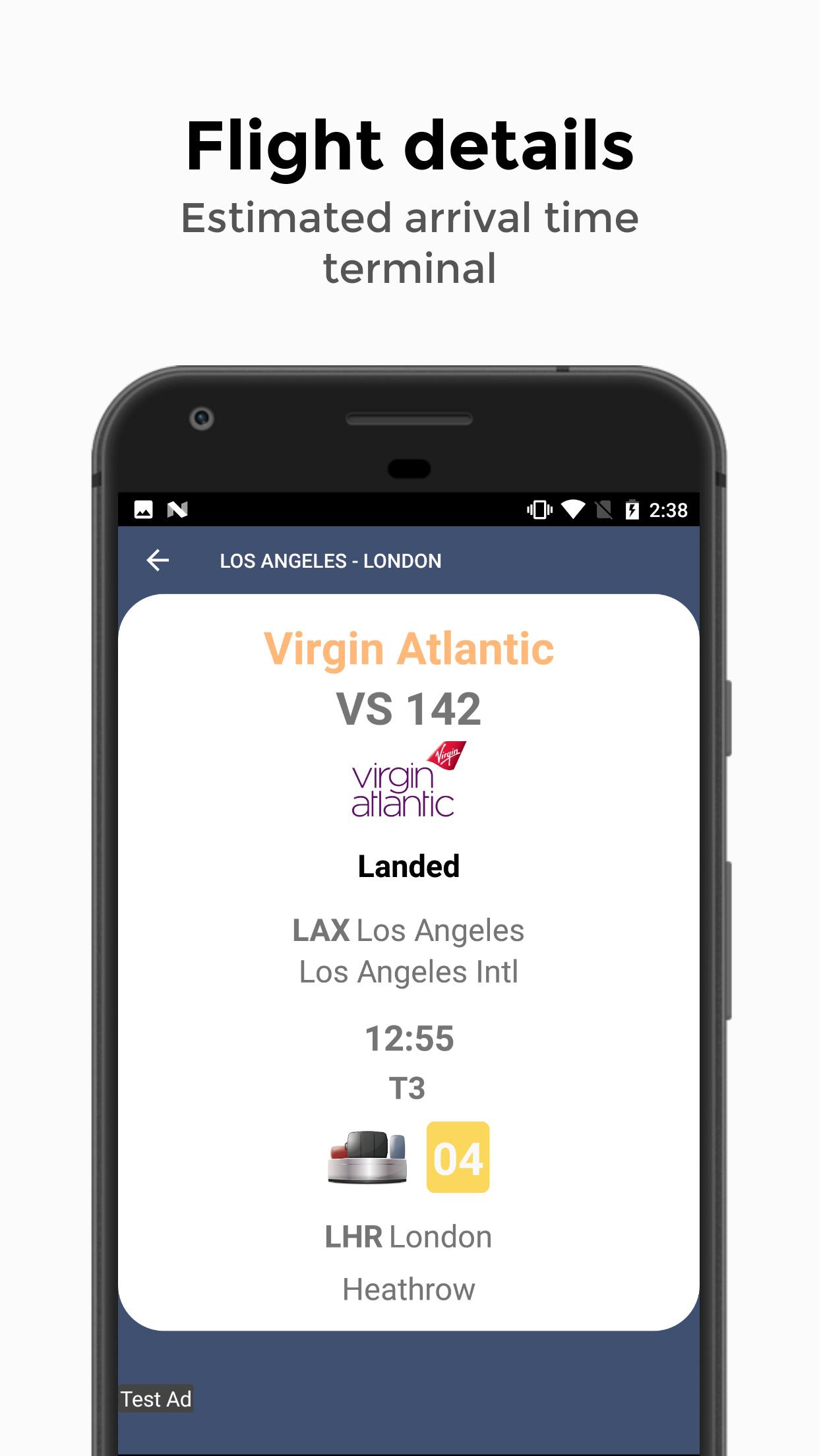 اسکرین شات 2 برنامه Flight Board