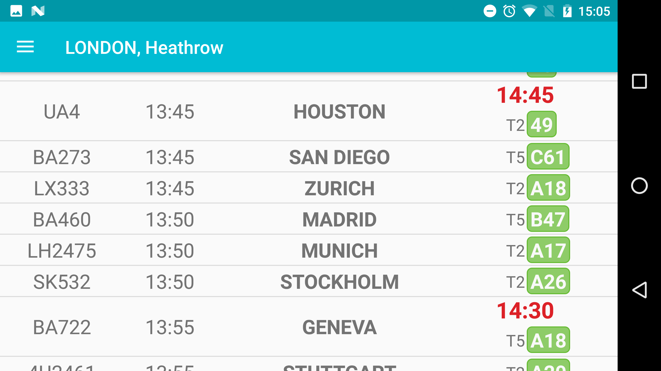اسکرین شات 7 برنامه Flight Board