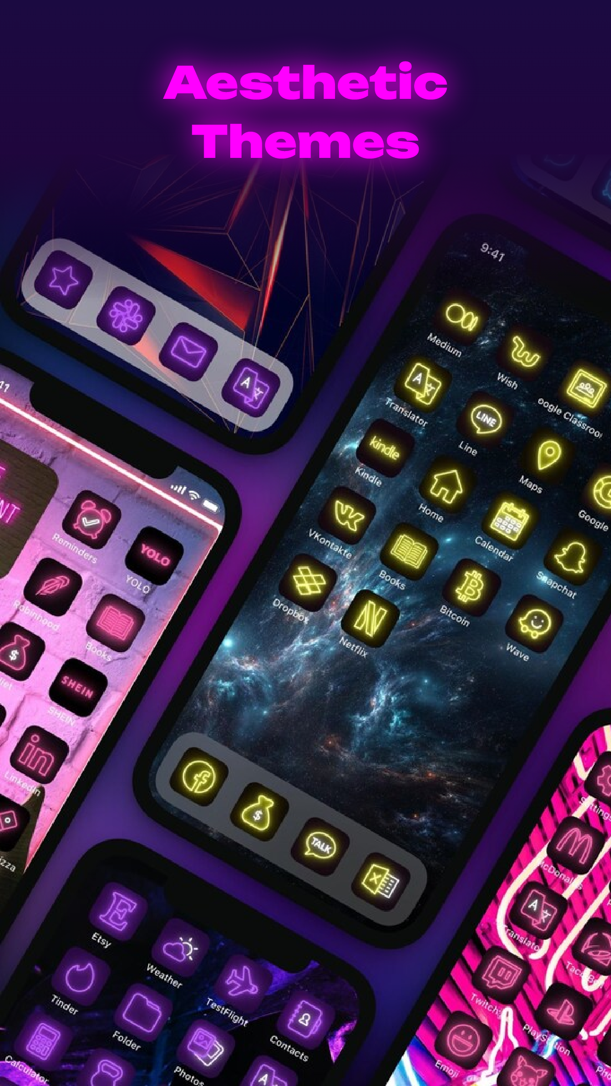 اسکرین شات 1 برنامه Themes: Icon Changer & Widgets