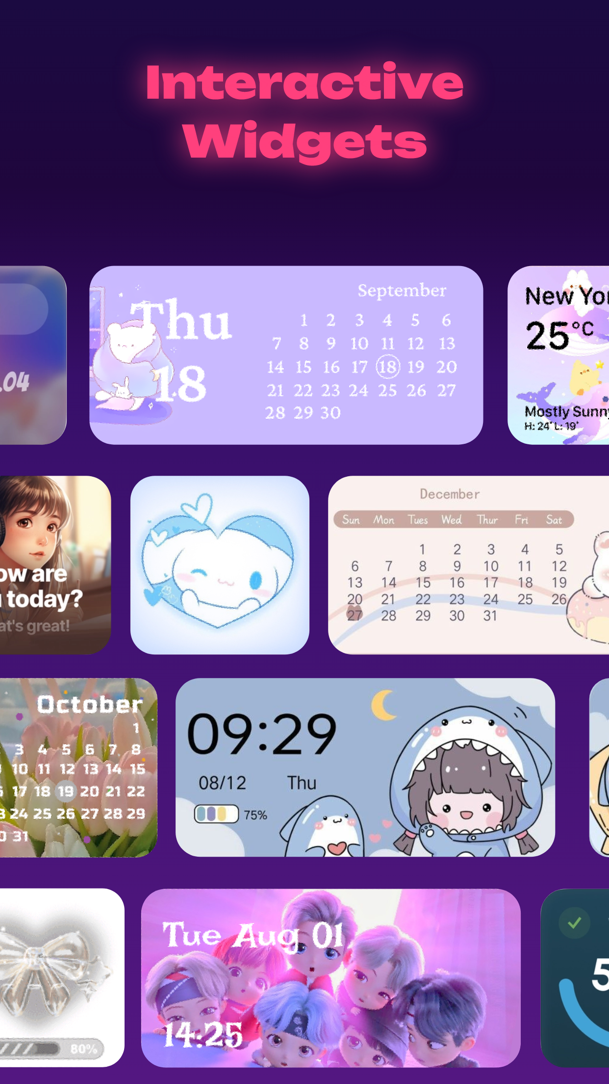 اسکرین شات 3 برنامه Themes: Icon Changer & Widgets