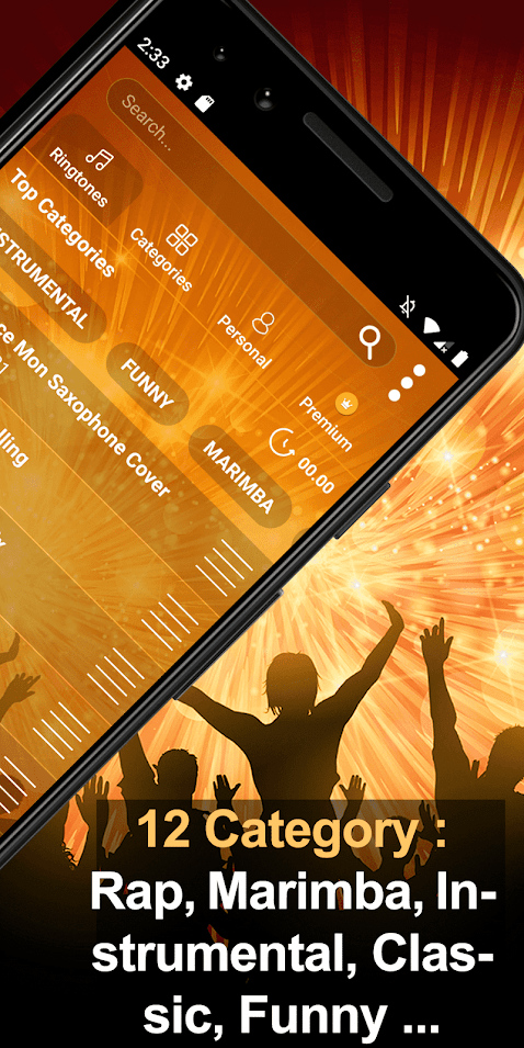 اسکرین شات 3 برنامه Popular Ringtones for Android