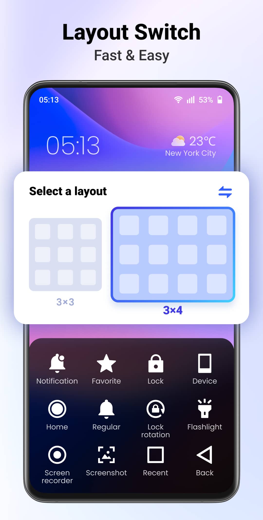 اسکرین شات 2 برنامه Assistive Touch for Android