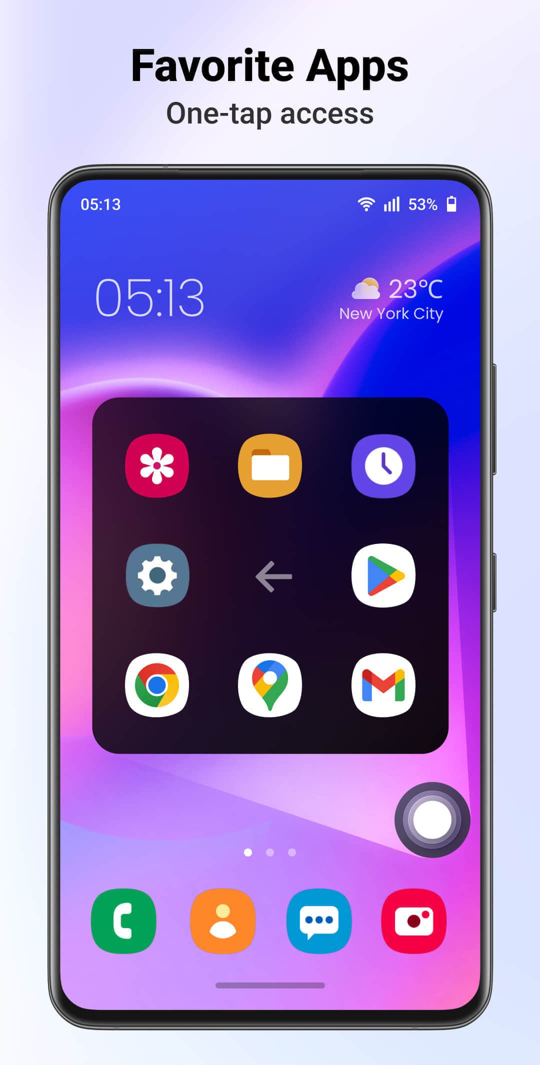 اسکرین شات 3 برنامه Assistive Touch for Android