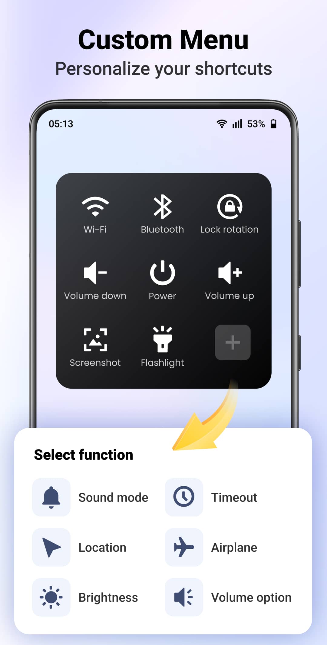 اسکرین شات 4 برنامه Assistive Touch for Android