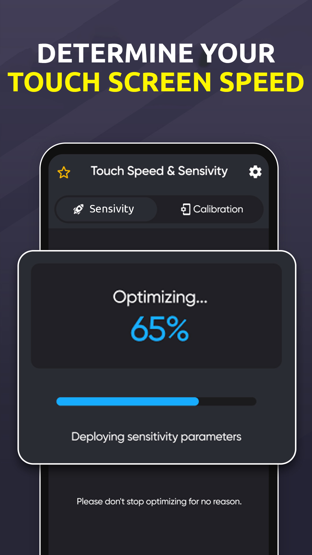 اسکرین شات 3 برنامه Touch Speed & Sensivity Tool