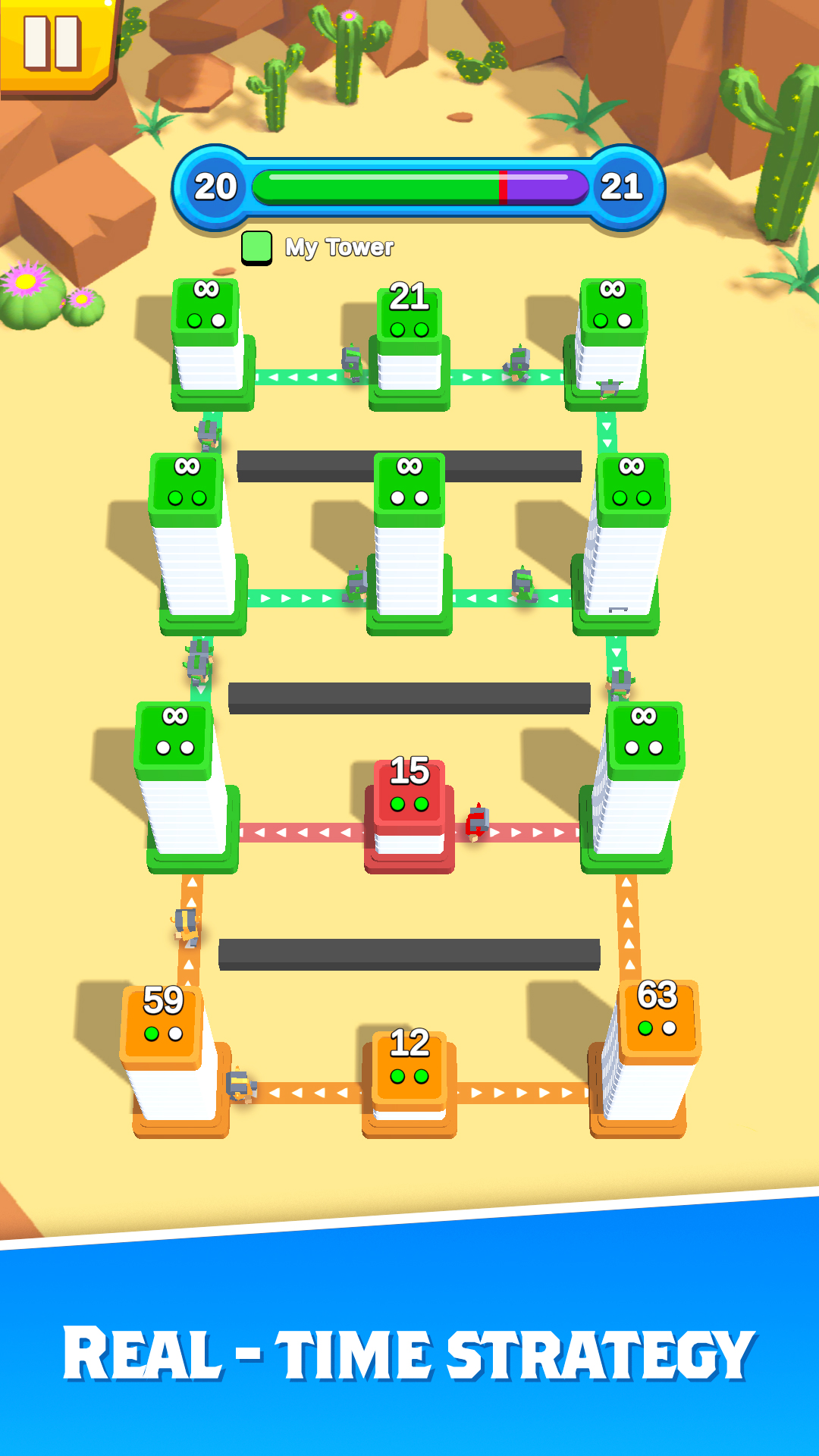 اسکرین شات 4 بازی Tower Takeover: Conquer Castle
