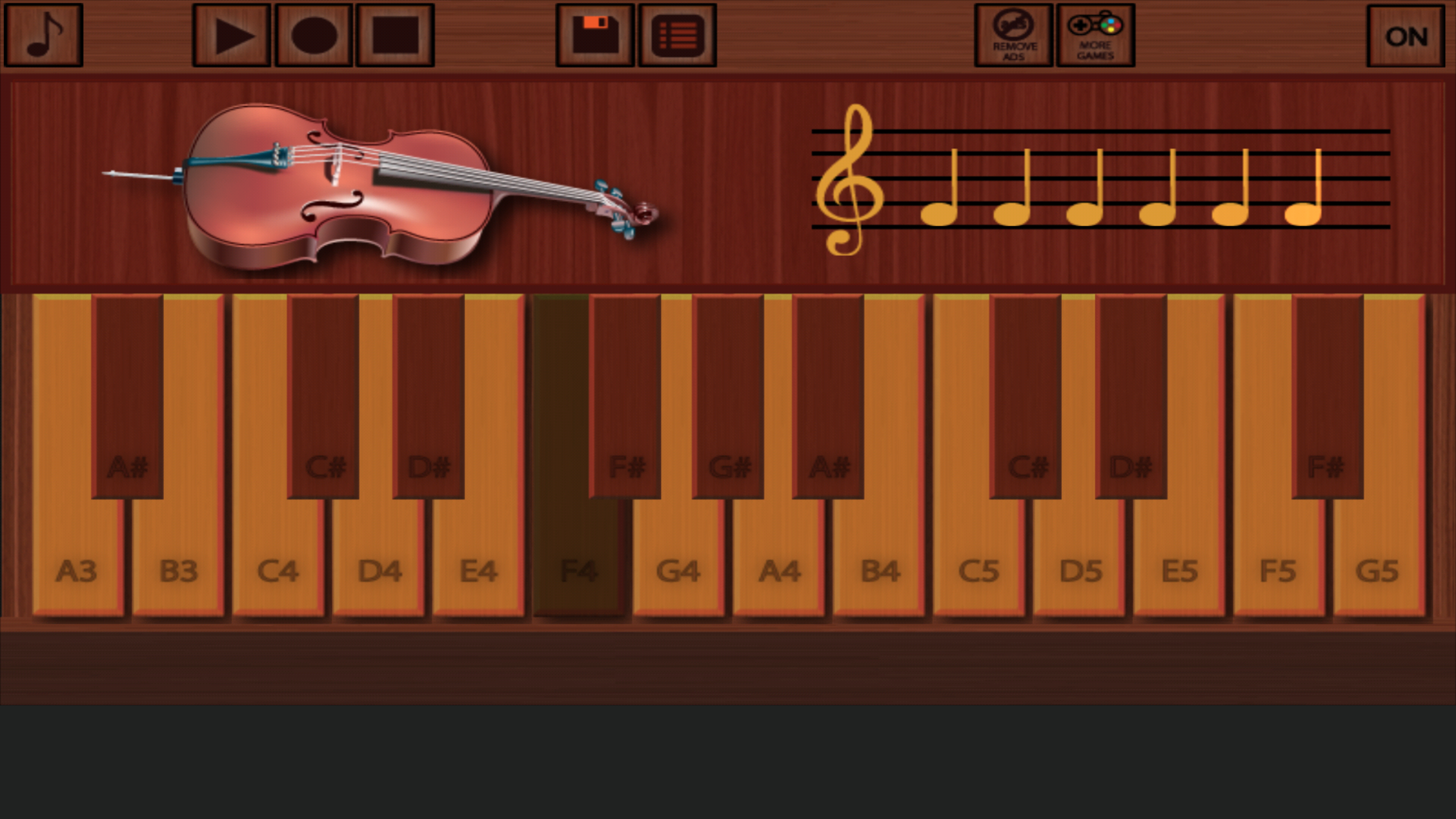 اسکرین شات 3 بازی Professional Cello