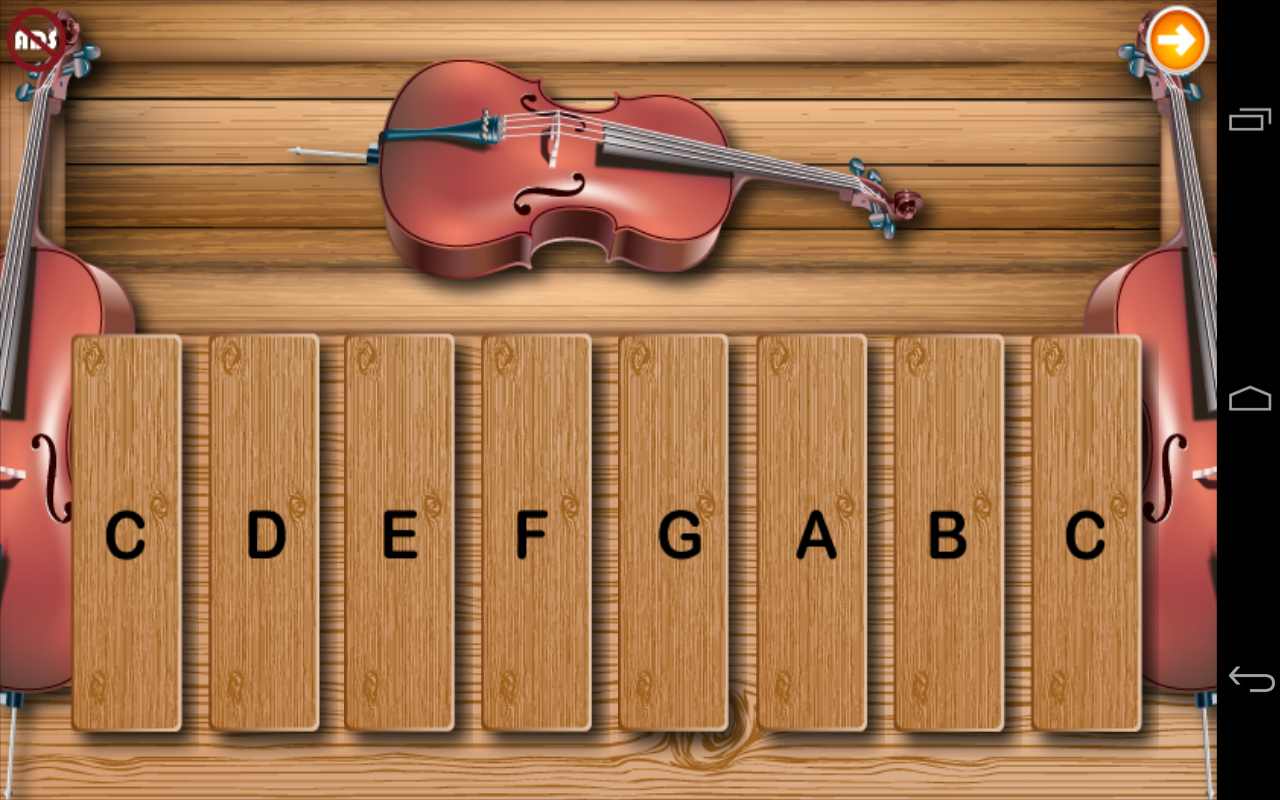 اسکرین شات 1 بازی Toddlers Cello
