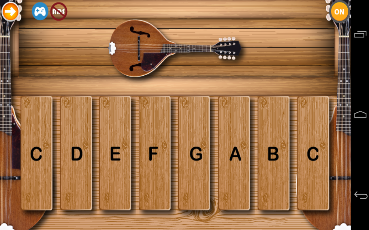 اسکرین شات 1 بازی Toddlers Mandolin