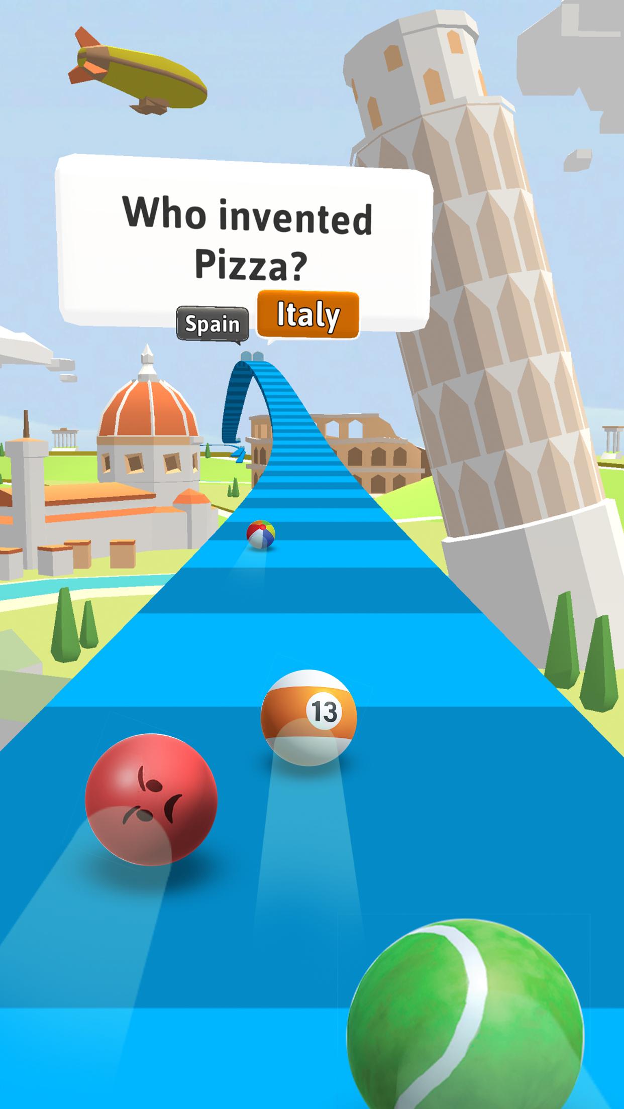 اسکرین شات 2 بازی Trivia Race 3D - Guess Quizup