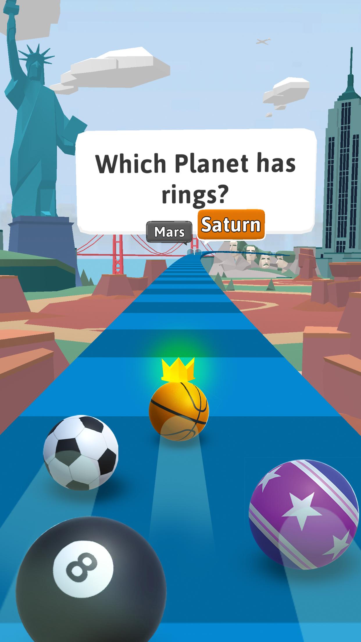 اسکرین شات 3 بازی Trivia Race 3D - Guess Quizup