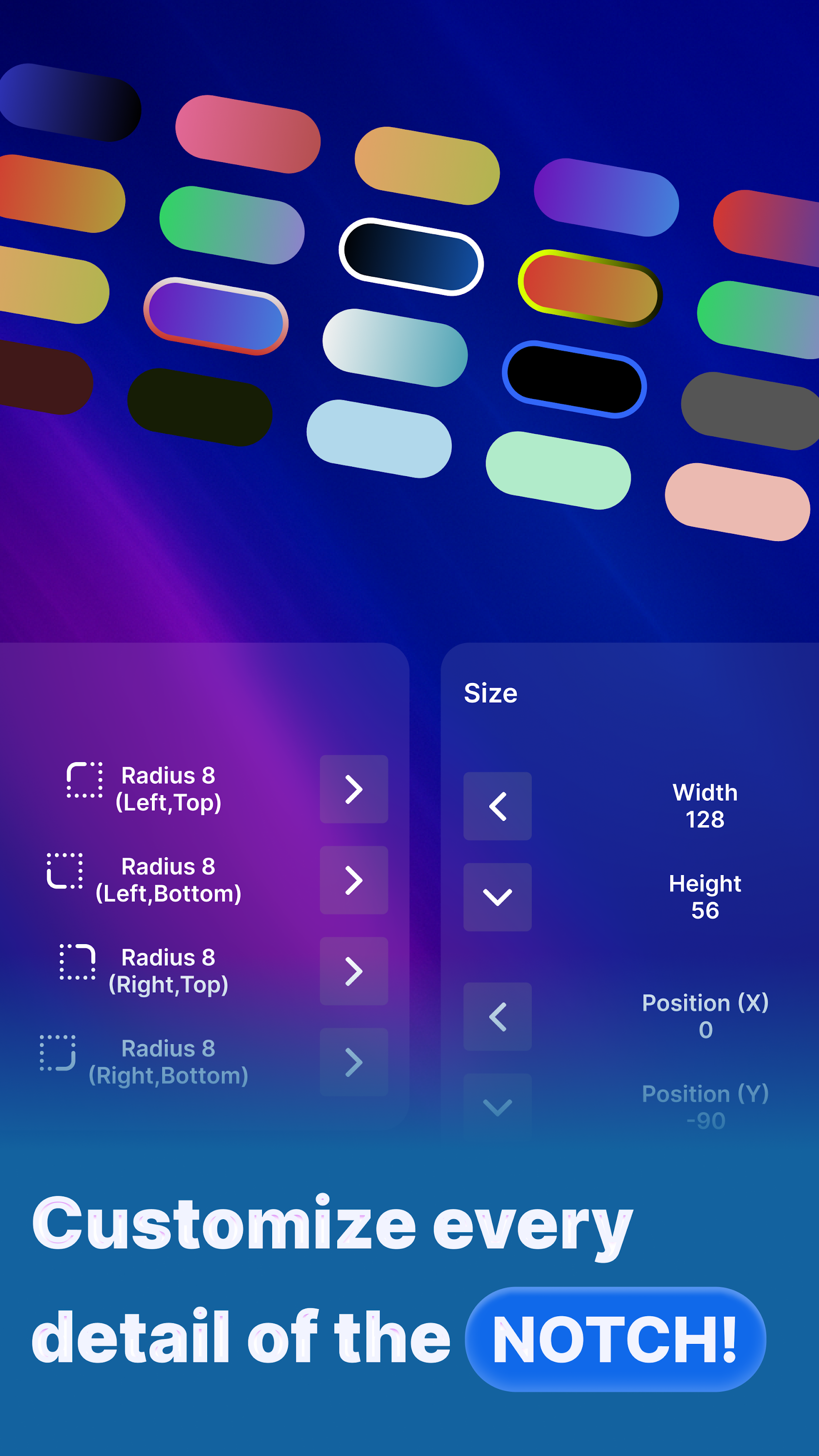 اسکرین شات 5 برنامه Dynamic Island Pro - Notch Bar