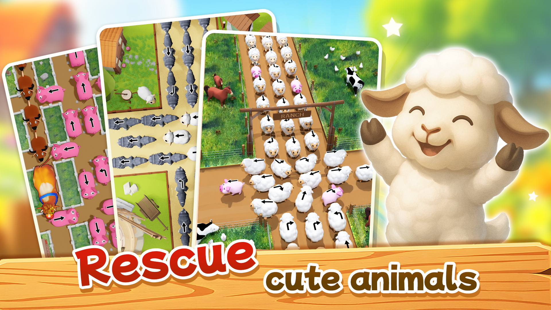 اسکرین شات 7 بازی Lamb Escape: Jam Animal Farm